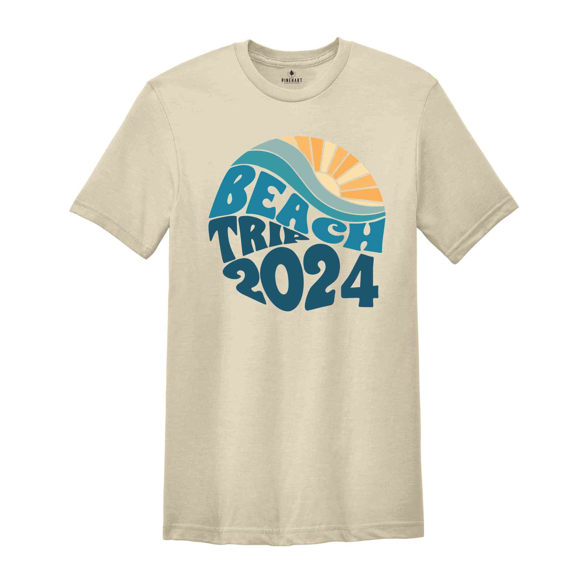 Beach Trip 2024 T-shirt, Summer Shirt, Vacation Gift, Beach Tee, Holiday T-shirt, Summer Vacation Shirt, Trendy Beach Shirt, 2024 Summer Tee