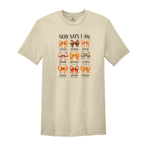 God Says I Am Shirt, Cute Fall Shirt, Fall Vibes Shirt, Halloween Shirt, Religious Shirt, Halloween Gift, Christian Shirt, Spooky Vibes