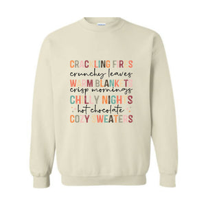 Cute Fall Sweatshirt, Autumn Sweatshirt, Fall Sweater, Fall Shirt, Fall Apparel, Fall Crewneck, Fall Gift, Cozy Season Sweatshirt