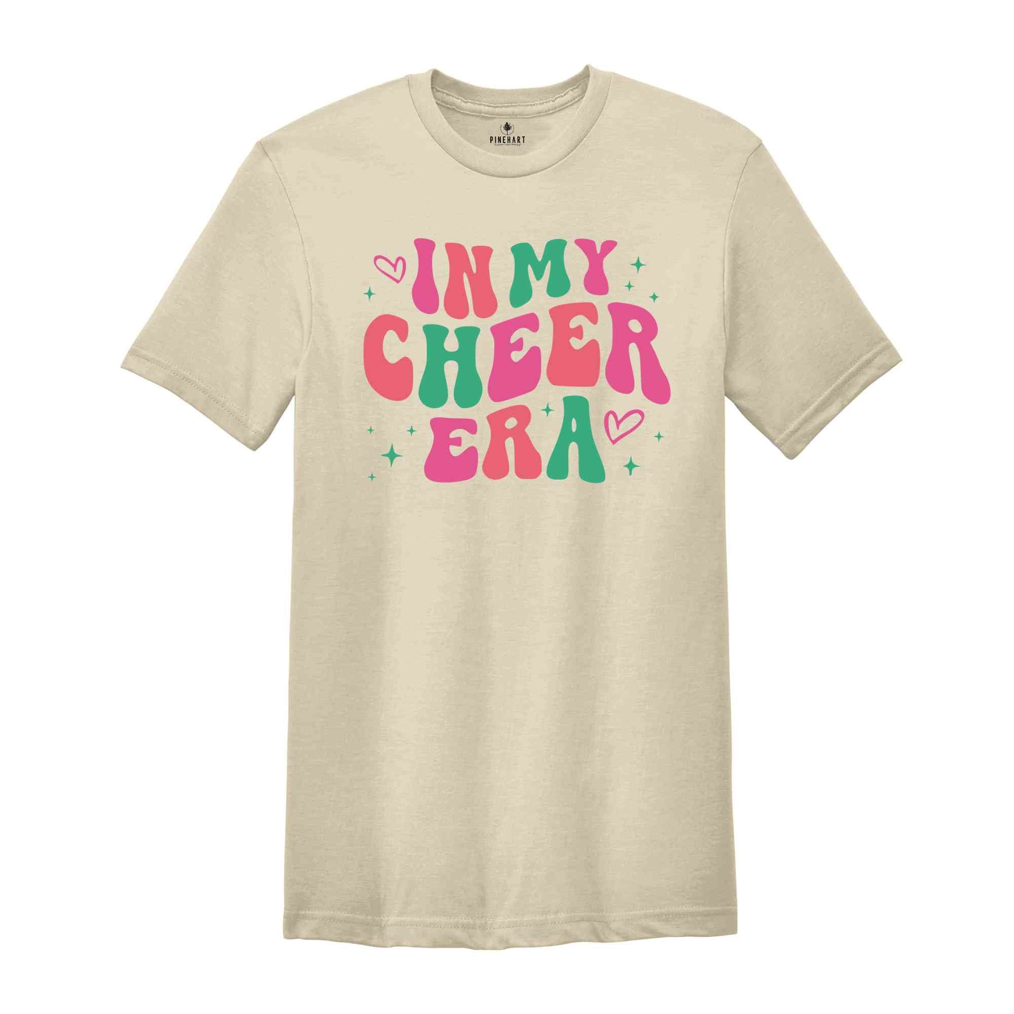 In My Cheer Era Shirt, Groovy Cheer Shirt, Cheer Vibes Shirt, Cheerleader Shirt, Cute Shirt, Mom Shirt