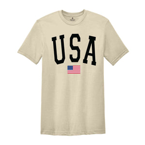 USA Flag T-Shirt, 4th of July Shirt, Patriotic Usa Flag Tee, USA Flag Gifts, Fourth Of July Celebration Outfits