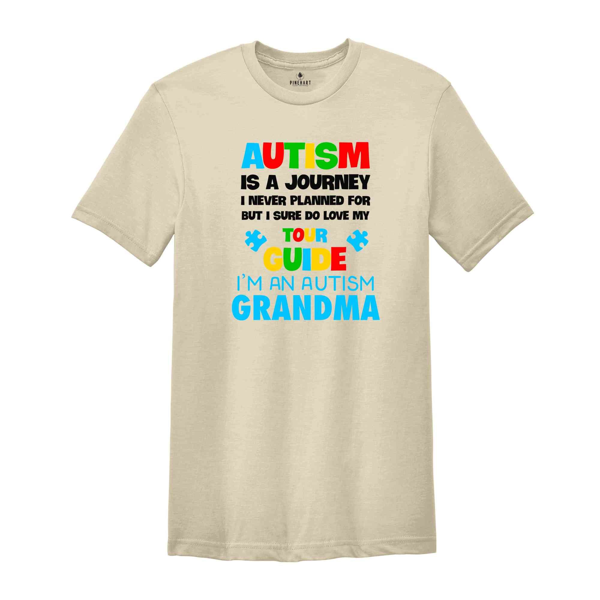 Autism Is A Journey Shirt, Autism Grandma Shirt, Autism Awareness Shirt, Neurodiversity Shirt, Puzzle Piece, ADHD Shirt, Autism Month Shirt