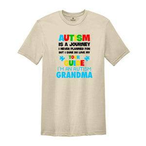 Autism Is A Journey Shirt, Autism Grandma Shirt, Autism Awareness Shirt, Neurodiversity Shirt, Puzzle Piece, ADHD Shirt, Autism Month Shirt