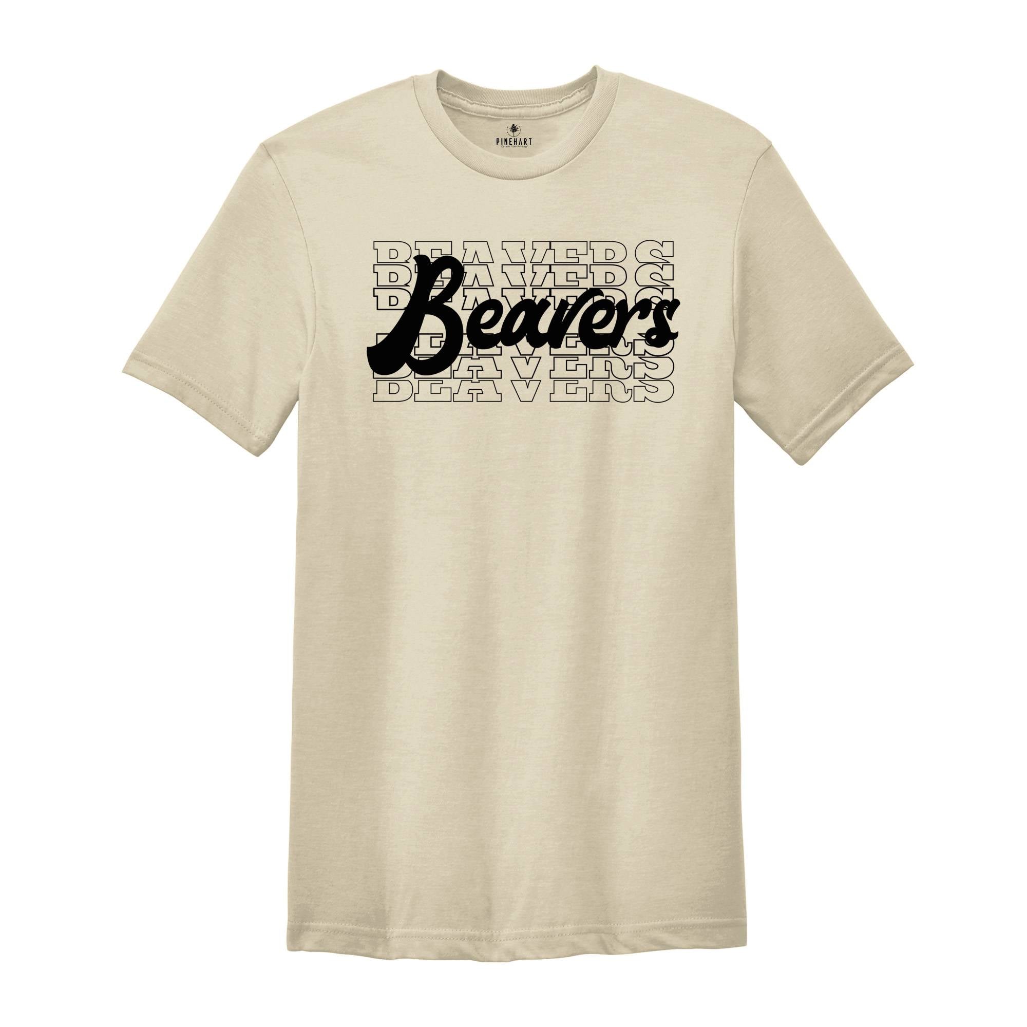 Team Mascot Shirt, Beavers Team Shirt, Beavers Team Spirit Shirt, Beavers Fan Shirt, Beavers School Shirt, Beavers School Spirit