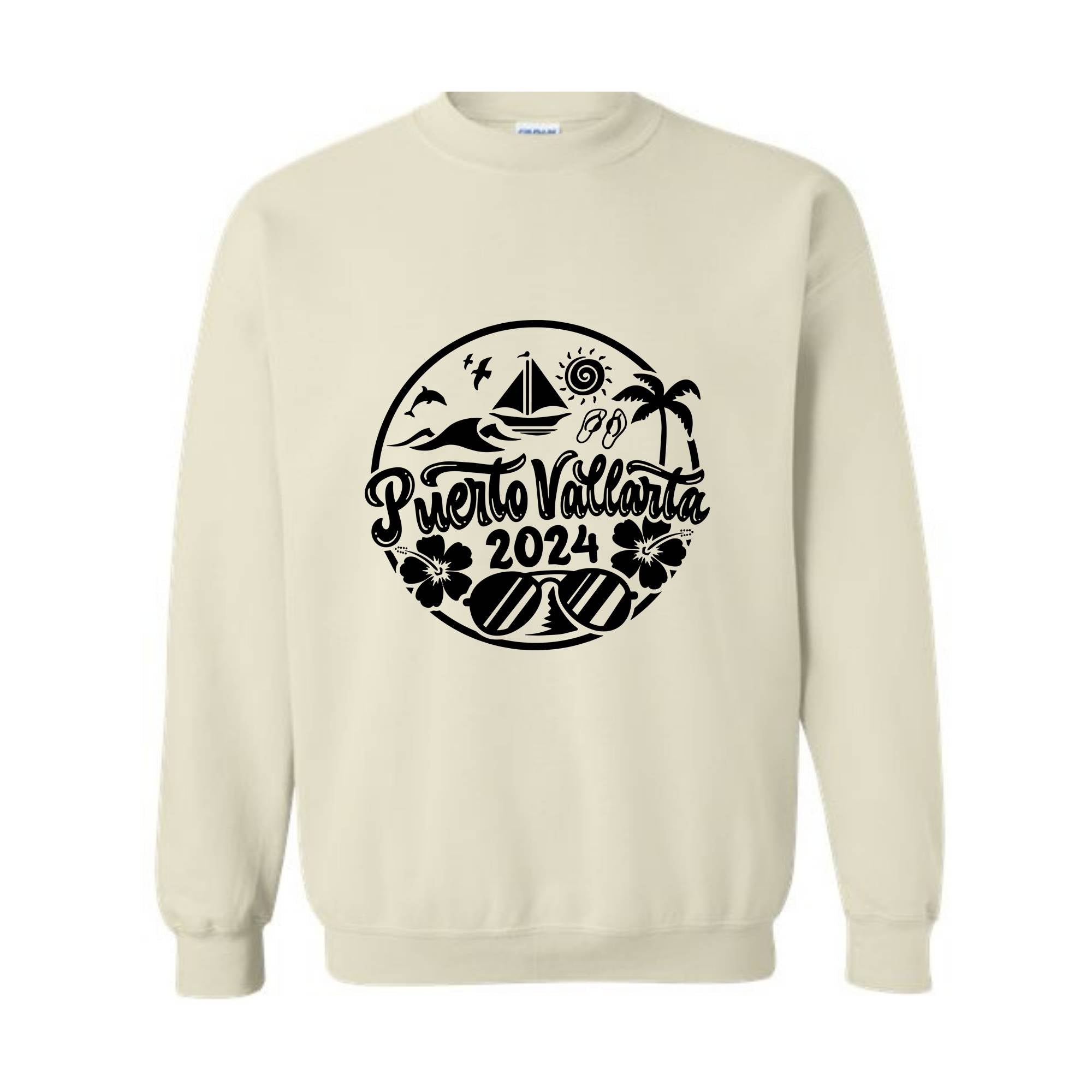 Puerto Vallarta 2024 Sweatshirt , Puerto Vallarta Lover Sweatshirt, Puerto Vallarta Fan, Puerto Vallarta Beach Sweatshirt, Holiday Sweatshirt, Summer Beach