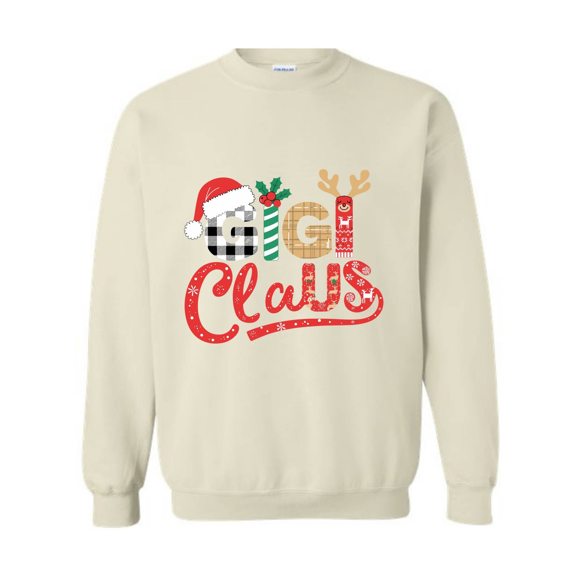 Gigi Claus Sweatshirt, Santa Claus Hoodie, Cute Gigi Hoodie, Grandma Hoodie, Funny Christmas Hoodie, Christmas Gigi gift, Grandma Gift