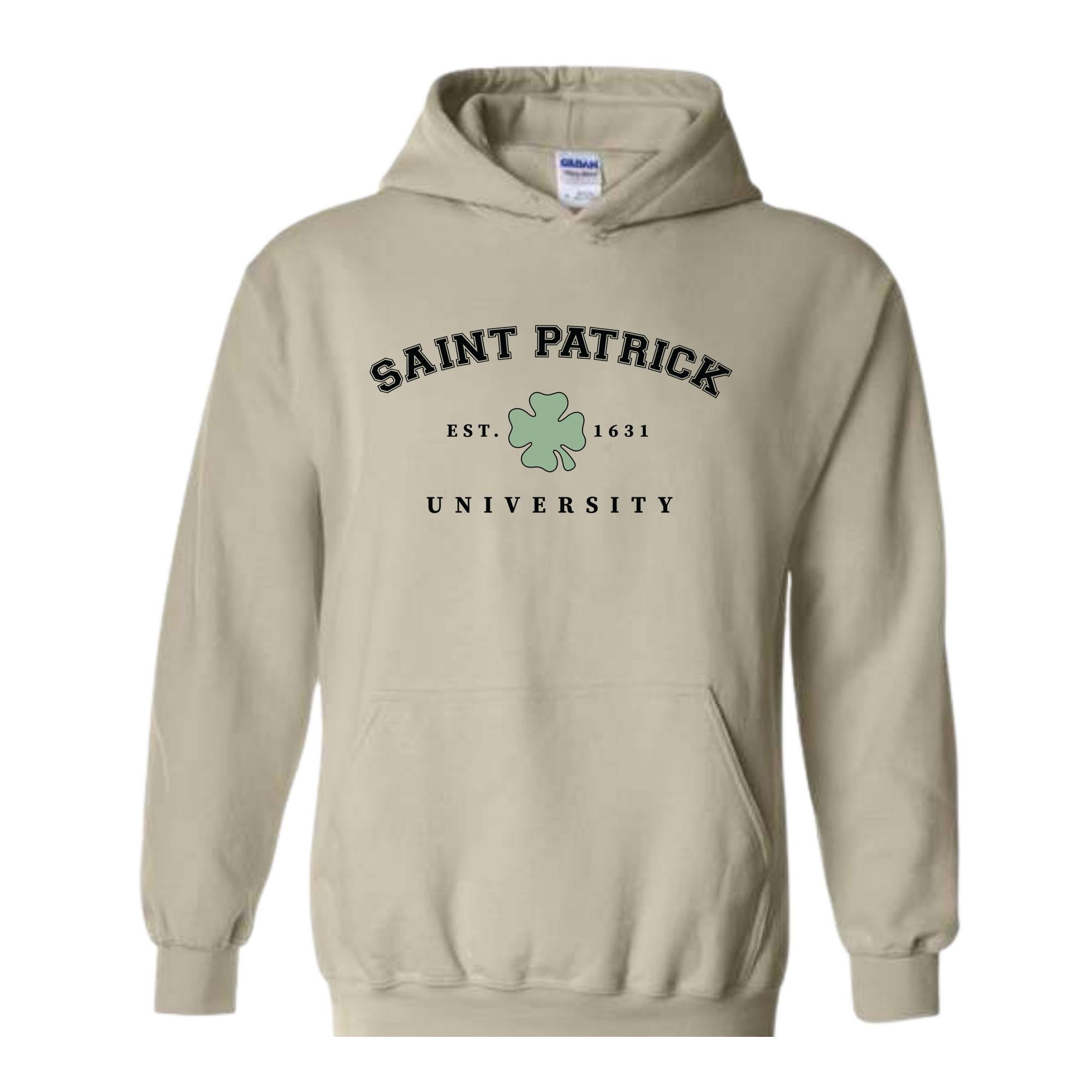 Saint Patrick University Sweatshirt, St. Patrick's Day Carnival, Saint Patrick's Sweatshirt, St Patrick's Holiday