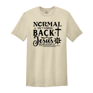 Normal Isn't Coming Back Jesus Shirt, Jesus Shirt, Christian T-shirts, Religious Shirt, Prayer Shirt