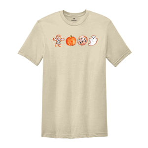 Halloween Sugar Cookie Shirt, Spooky Season Shirt, Halloween cookies Tee, Retro Fall Shirt, Trick Or Treat Shirt, Pumpkin Shirt