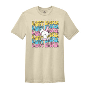 Happy Easter Bunny Shirt, Easter Bunny Shirt, Happy Easter Shirt, Easter Shirt, Cute Easter Shirt, Cute Bunny Shirt, Rabbit Tee