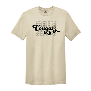 Team Mascot Shirt, Cougars Team Shirt, Cougars Team Spirit Shirt, Cougars Fan Shirt, Cougars School Shirt, Cougars School Spirit