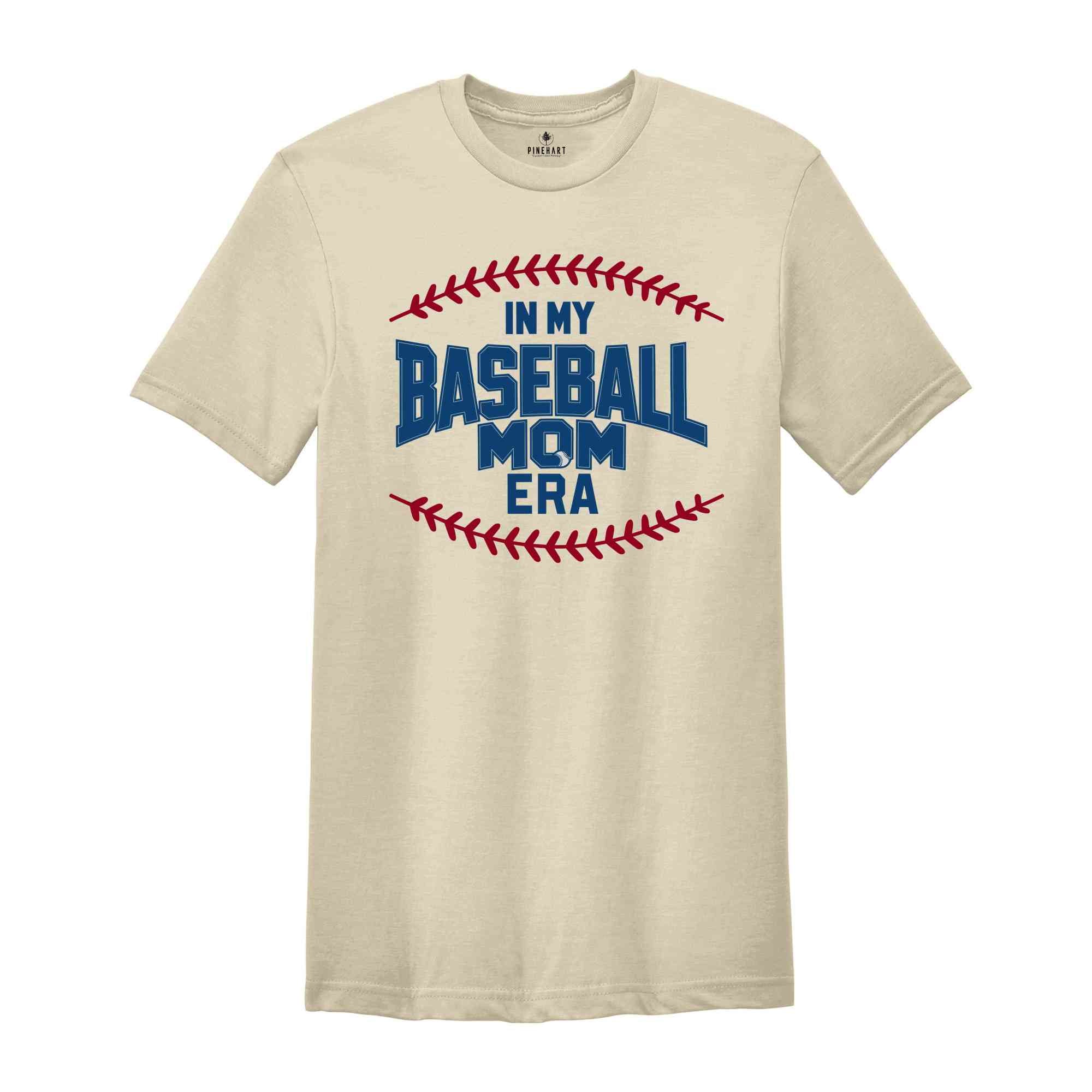 In My Baseball Mom Era Shirt, Baseball Mama Shirt, Mom Era Shirt, Retro Game Day Shirt, Mom Life Shirt, Sports Mom Gifts, Team Mom Shirt