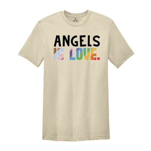 Angels Is Love Shirt, LGBTQ Shirt, Pride Month Shirt, Equal Rights Shirt, Love Is Love Shirt, Pride Shirt, Gay Shirt