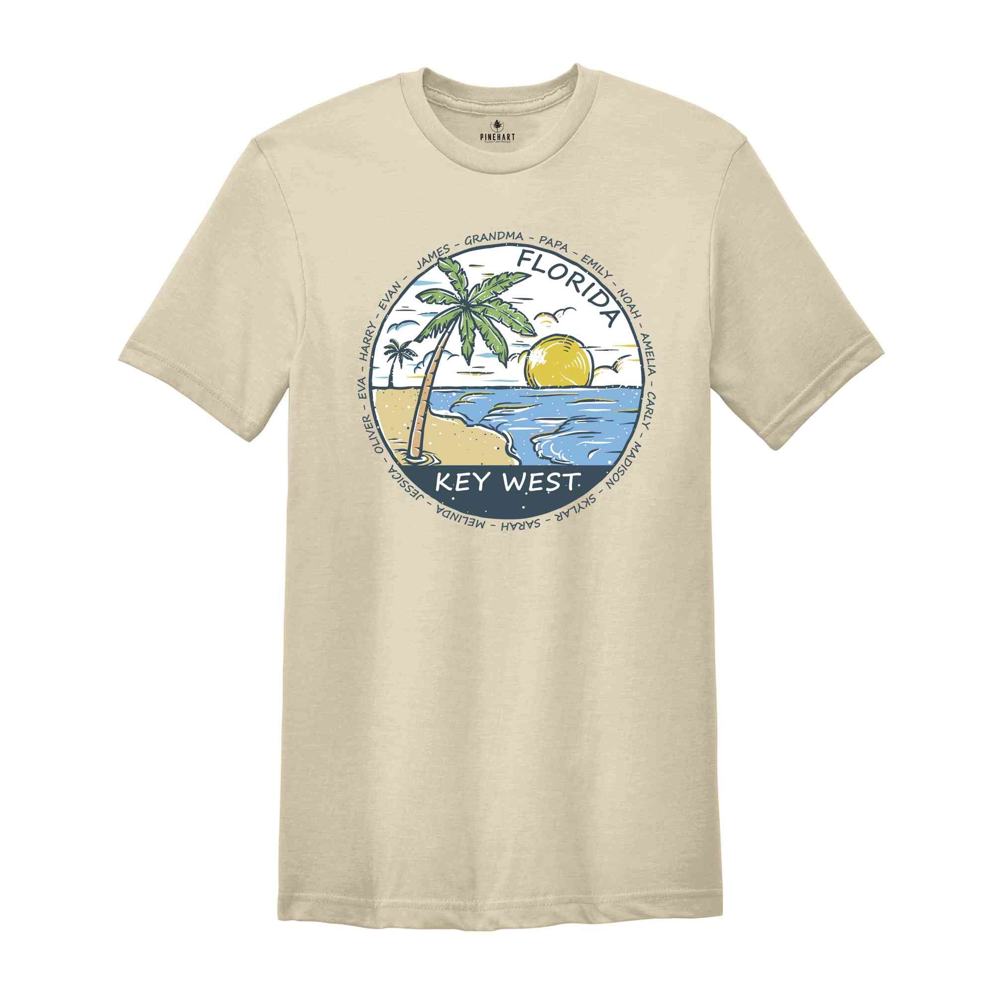 Custom Vacation Shirts, Matching Family Beach T-shirt, Summer Trip Shirts, Summer Break Camp Group Gifts