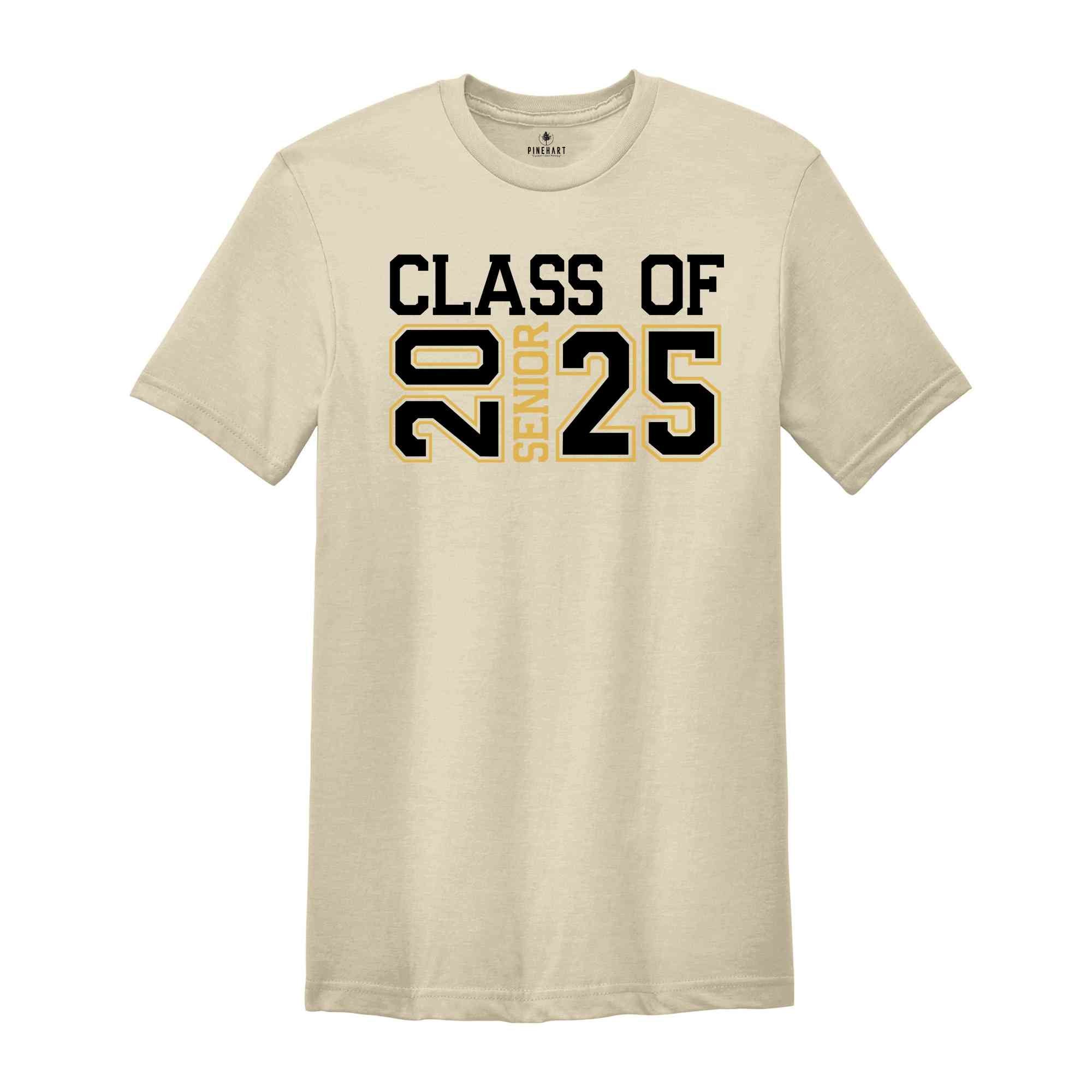 Senior 2025 Shirt, Graduation 2025 Shirt, Graduation Tee, Two Sided Senior 2025 Shirt, 2025 School Trip Gift, High School Graduation Gift