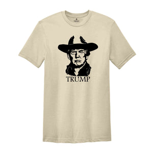 Trump Cowboy Shirt, Western Donald Trump, Cowboy Trump Shirt, MAGA Shirt, Election 2024 Shirt, Funny Conservative Shirt, President Shirt