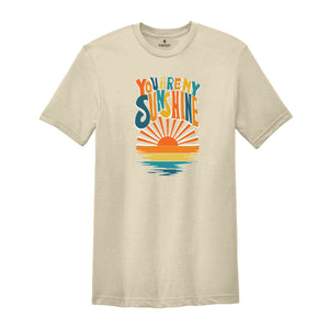 You Are My Sunshine Shirt, Retro Beach Vibes Tee, Sun Rays Shirt, Vintage 90s Beach Shirt, Retro Summer Time