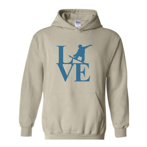 Live Snowboard Hoodie, Mountain Snowboarding Hoodie, Winter Sports Hoodie, Snowboarding Gift