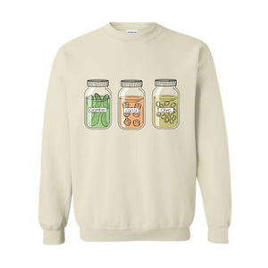 Pickels Sweater, Carrot Sweater, Cucumber Sweater, Cucumber Pickles Sweater, Pickels Lover, Trendy Sweater, Funny Sweater