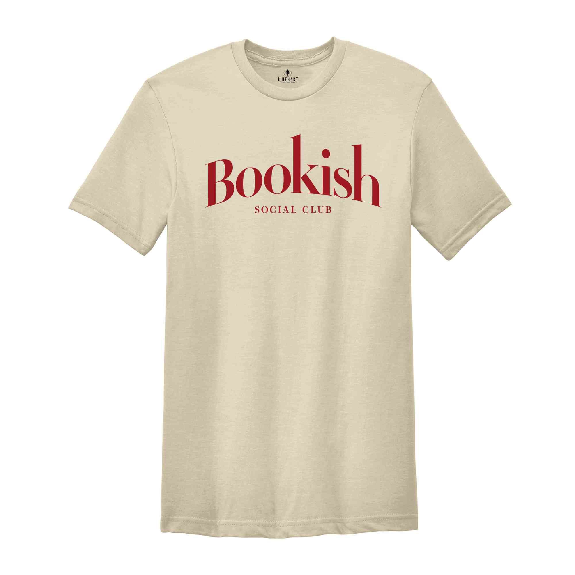 Bookish Shirt, Book Lover T-Shirt Retro Reader Tee, Born To Read Bookish Tee, Book Club T-Shirt, Social Book Club Shirt