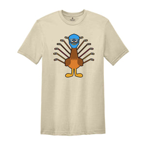 Thanksgiving Ice Hockey Turkey Shirt, Hockey Player Shirt, Thanksgiving Shirt, Thanksgiving Gift, Turkey Day Shirt, Hockey Lover Shirt