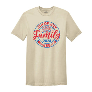 4th Of July Family Shirt, Happy 4th 2024 Shirt, Freedom Tee, Fourth of July Shirt, Independence Day T-shirt, Patriotic Family Gift