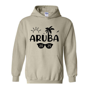 Aruba 2025 Sweatshirt, Vacation Hoodie, Summer Family Hoodie, Aruba Trip Tee, Family Reunion Hoodie, Summer Beach Hoodie, Holiday Season