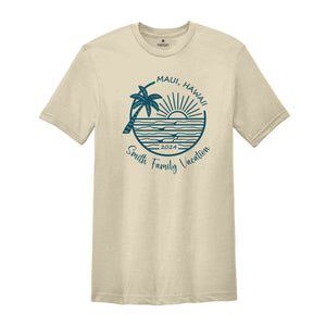 Custom Beach Vacation Shirts, Custom Family Trip T-Shirt, Matching Summer Vacation Shirts, Family Cruise Gifts