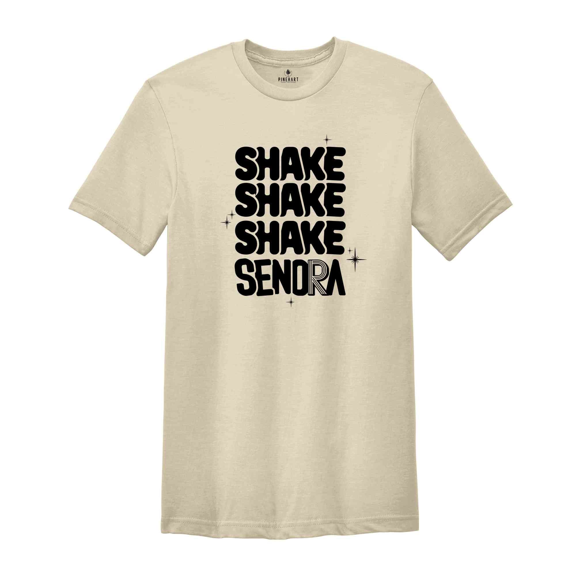 Shake Shake Shake Senora Shirt, Funny Halloween Shirt, Retro Halloween Shirt, Spooky Halloween Shirt, Halloween Movie Shirt