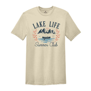 Lake Life Summer Club Shirt, Adventurer Shirt, Camper Shirt, Nature Lover Shirt, Summer Shirt, Lake Day Shirt, Sun Rays, Lake Trip Shirt