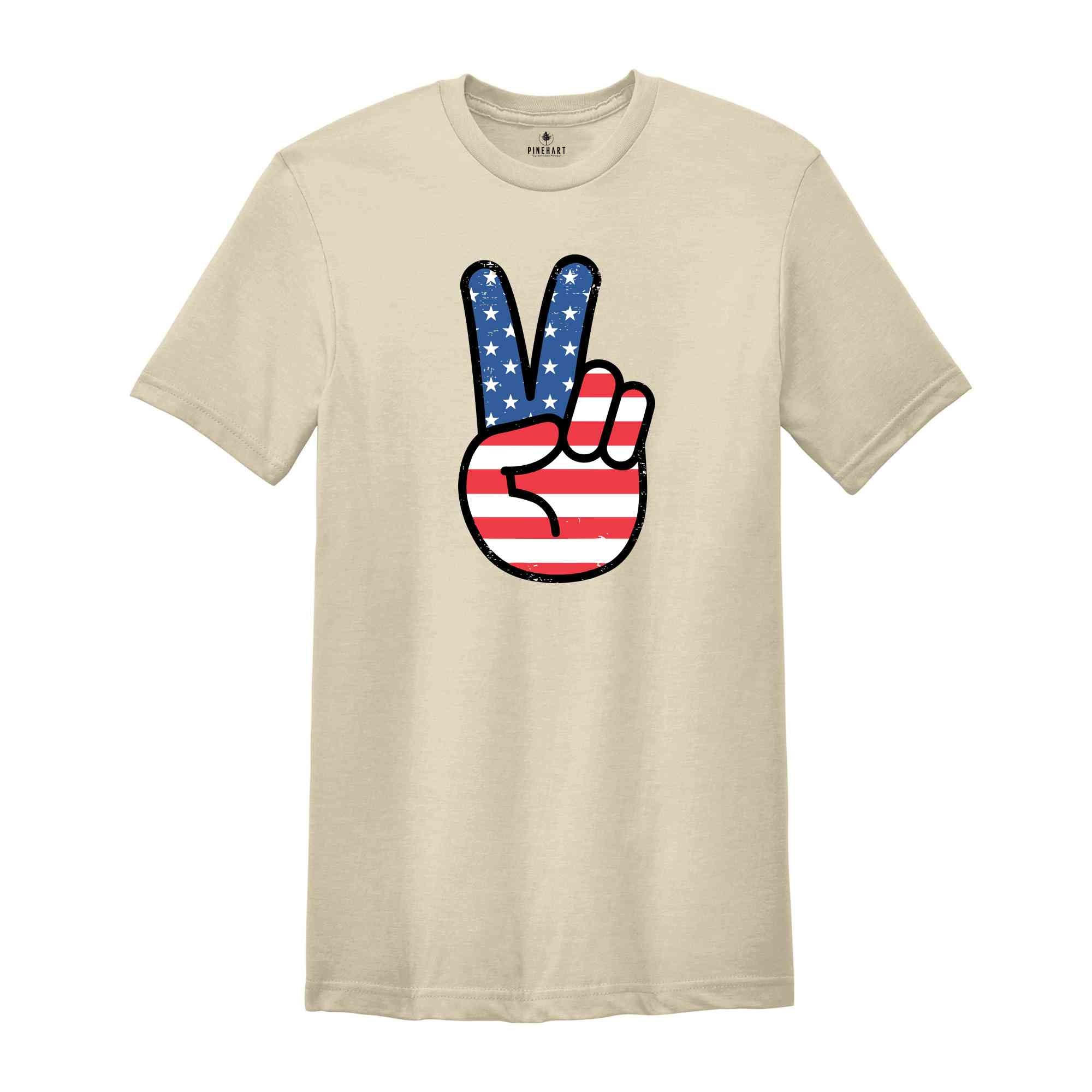 America Peace Shirt, America Shirt, Freedom Shirt, Patriotic Shirt, Peace Shirt, American Shirt, 4th Of July Shirt, Independence Day Shirt