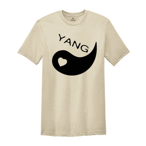 Yin Yang Shirt, Valentine's Day Gift, Valentines Outfit, Couple Matching Shirt, Wife and Husband Team Shirt, Engagement Shirt, Honeymoon Tee