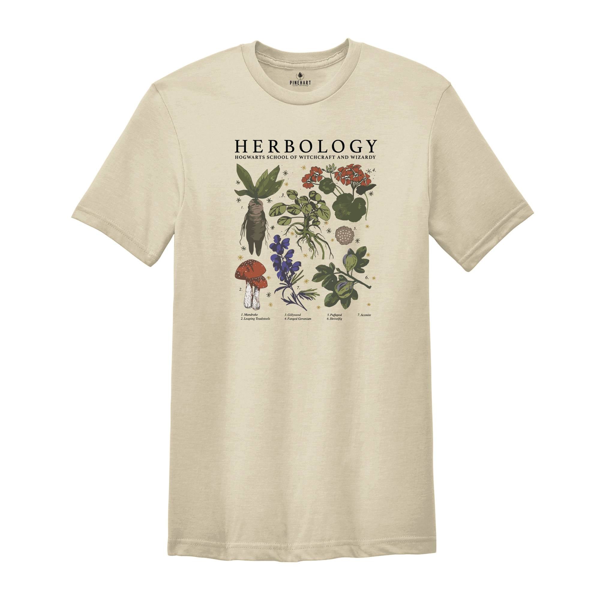 Herbology Plants Shirt, Magical Herbs Shirt, Botanical Shirt, Hogwarts School Shirt, Plant Lover Shirt, Gardening Shirt, Plant Shirt