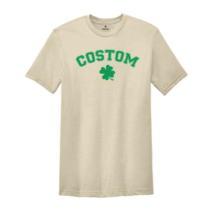 Personalized Shamrock Shirt, Personalized Name Shirt, St Patrick's Day Shirt, Custom Shamrock Shirt, Trendy St Patrick's Shirt