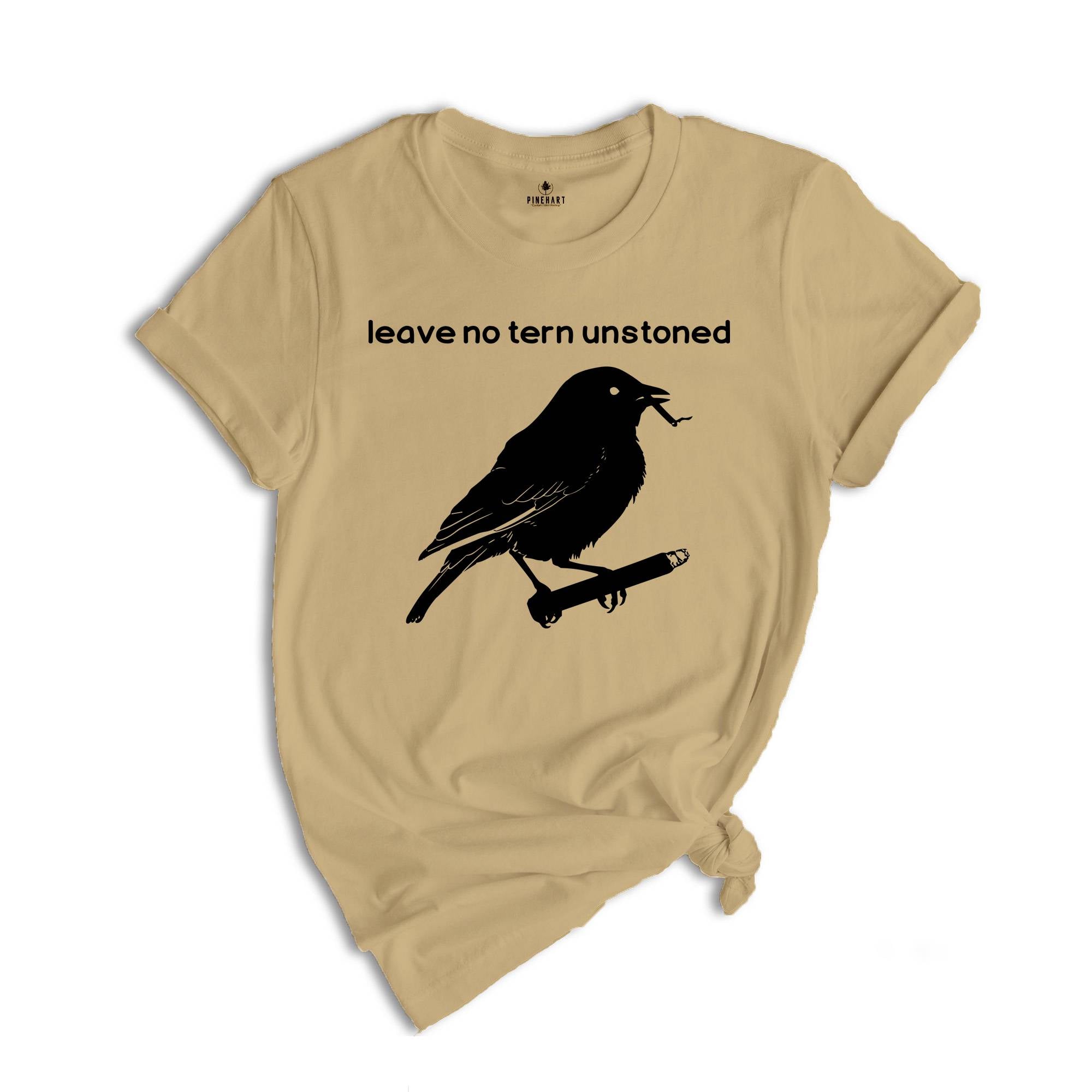 Leave No Tern Unstoned Shirt, Funny Bird Shirt, Bird Watching Shirt, Gift For Bird Watcher, Summer Shirt, Birding Shirt, Bird Nerd Shirt