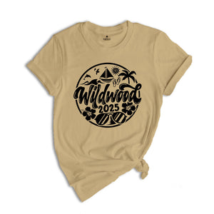 Wildwood 2025 Shirt, Wildwood Lover T-Shirt, Wildwood Fan, Wildwood Beach Shirt, Wildwood Holiday Shirt, Summer Beach Shirt