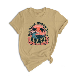 Salt Flower Hawaii Shirt, Cute Summer Shirt, Palm Tree Shirt, Vacation Beachy Shirt, Family Trip Shirt, Beach Shirt, Cute Mom Shirt