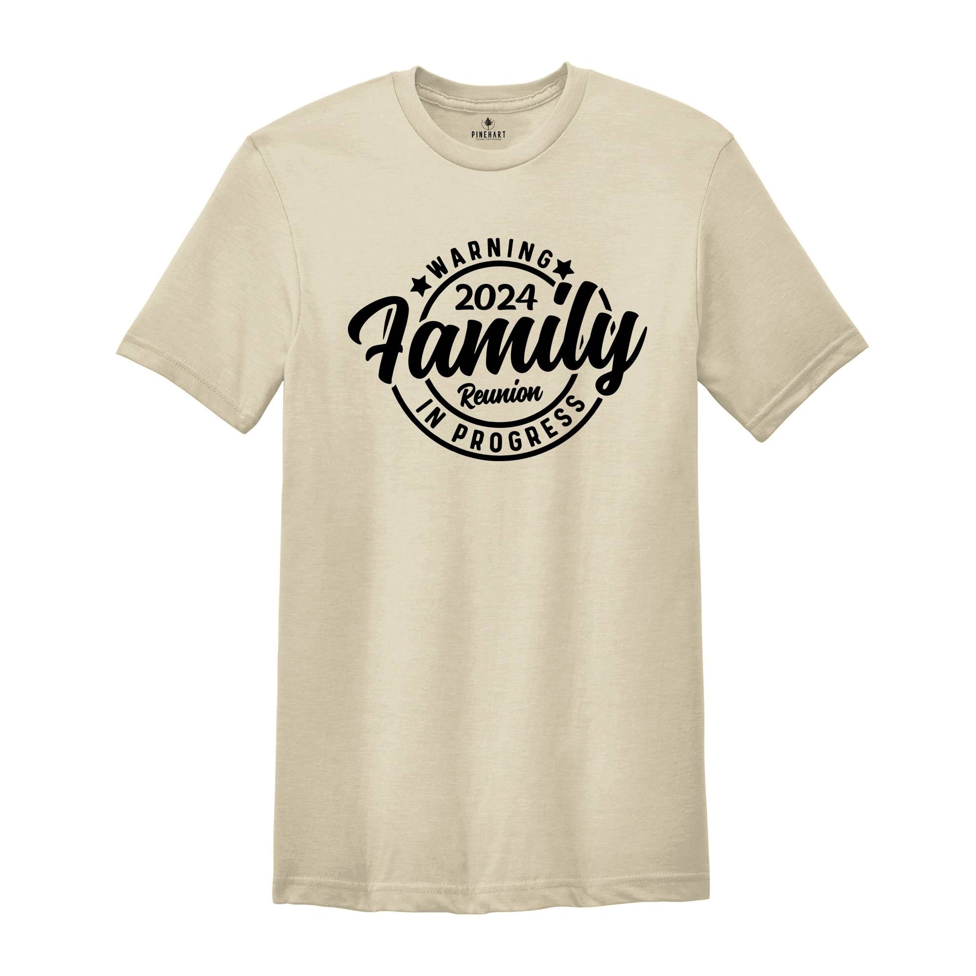 Warning 2024 Family Trip in Progress Shirt, Vacation Shirt, Family Trip Tee, Matching Family Vacation Tee, Family Matching, Family Gift