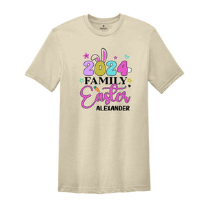 Custom Easter Family 2024 Shirt, Easter Family Shirt, 2024 Easter Shirt, Custom Easter Shirt, Easter Matching Shirt