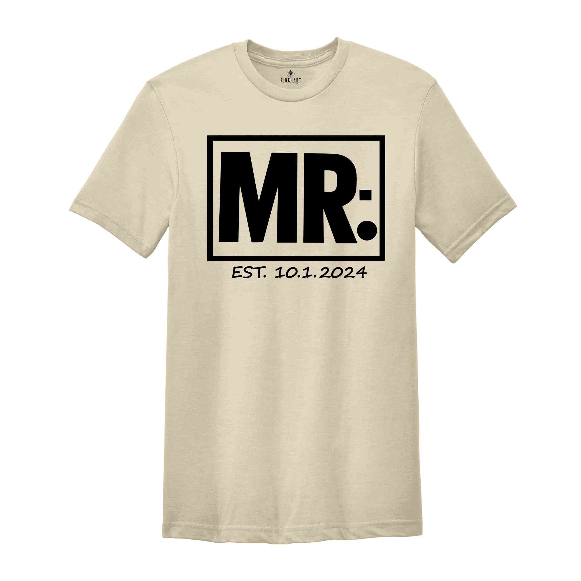 Custom Mr And Mrs Shirt, Just Married Shirt, Honeymoon Shirt, Wedding Shirt, Wife And Hubs Shirts, Just Married Shirts, Couples Shirts