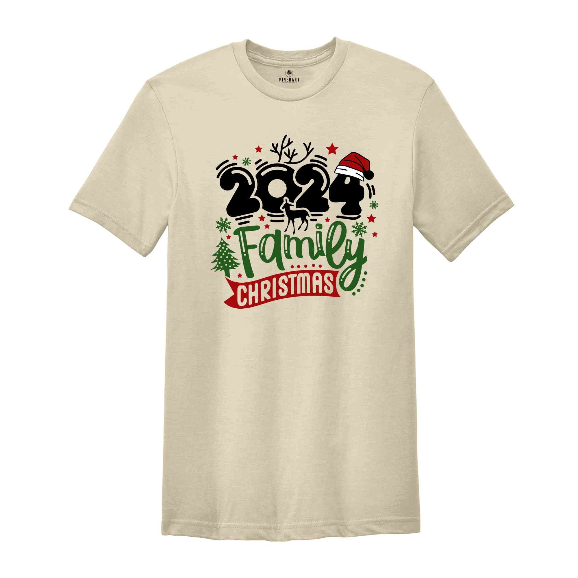 Family Christmas 2024 Shirt, Christmas Shirt, Matching Christmas Santa Shirts, Christmas Gift, Christmas Party Shirt, Christmas Family Shirt