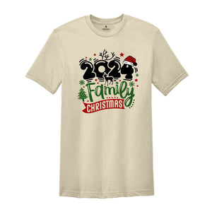 Family Christmas 2024 Shirt, Christmas Shirt, Matching Christmas Santa Shirts, Christmas Gift, Christmas Party Shirt, Christmas Family Shirt