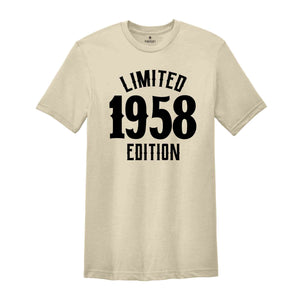 66th Birthday Shirt, Limited 1958 Edition Shirt, 66 Years Old Shirt, 66 Years Old Birthday Gift, 1958 Birthday Gift, 66th Birthday Party