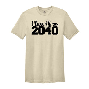 Class of 2040 Shirt, Growing Up Shirt, School Shirt, Graduation Gift, 2040 Shirt, Last Day Of School, Class of 2040, Class Of 2040 Tee