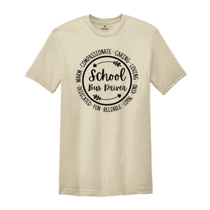 School Bus Driver Shirt, Bus Driver Clothing, Bus Driver Gift, School Bus Shirt, Gift for Bus Driver, Bus Driver Tee, Go to School Shirt