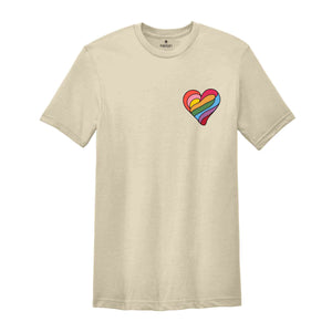 Pocket Lgbtq Heart Shirt, Pride Month Shirt, Pride Shirt, LGBTQ Shirt, Lgbtq Gift Shirt, Lesbian Shirt, Proud Mom Shirt, Lesbian Shirt