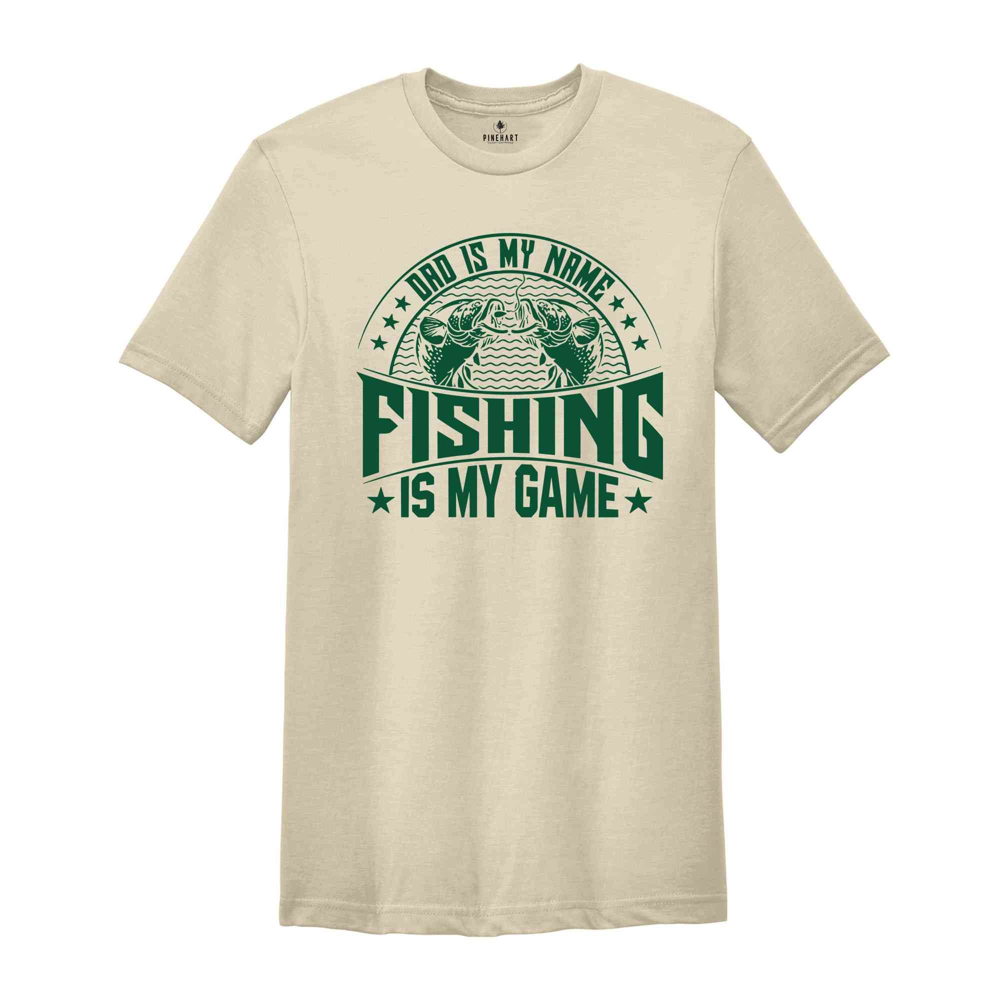 Funny Dad T-Shirt, Fisherman Dad Graphic Tees, Fathers Day Gift, Gift from Son, Fishing Gifts for Men, Papa Shirts, Dad Birthday Gift