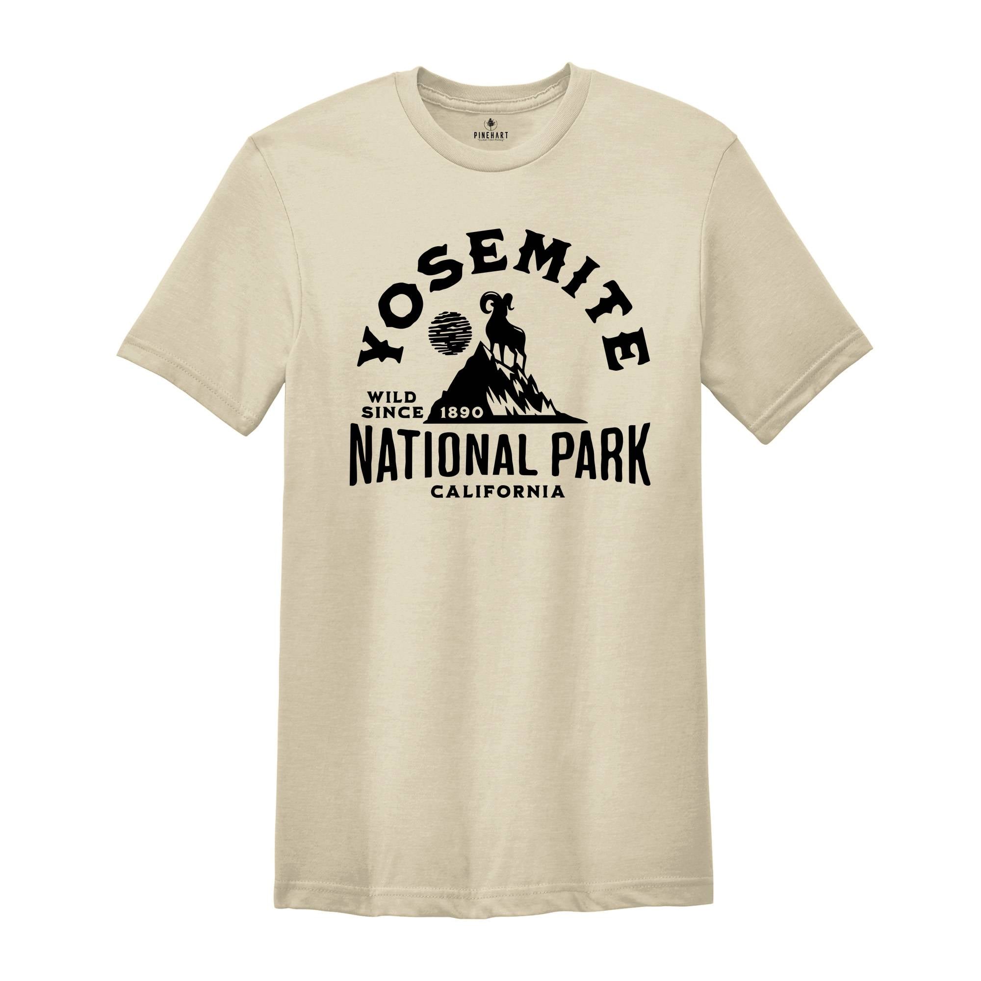 Yosemite National Park Wıld Since 1890 California Shirt ,Yosemite T-Shirt, Nature Lover Tee, Explore Shirt, Adventure Shirt, Outdoor Tee