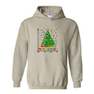 Christmas Tree Math Teacher Sweatshirt, Math Teacher Lover, Teaching Math Hoodie, Mathematics Sweatshirt, Math Christmas Sweater