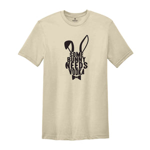 Some Bunny Needs Vodka Shirt, Easter Bunny Shirt, Retro Easter Shirt, Funny Easter Shirt, Cute Easter T-shirt, Easter Drinking Tee